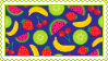 fruits stamp